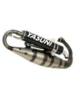 Auspuff Yasuni Carrera 16 Carbon für Minarelli stehend