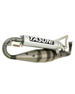 Auspuff Yasuni Carrera 16 Aluminium für Minarelli liegend