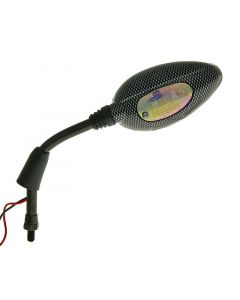 Spiegel Streetlight Laser links M8 Carbon-Look