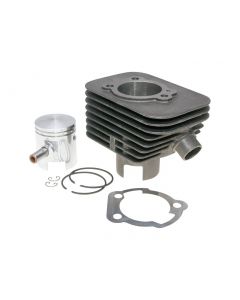 Zylinderkit Polini Grauguss Sport 63ccm 10mm Kolbenbolzen ohne Kopf für Piaggio Boxer, Bravo, CBA, Ciao, Eco, Grillo, Si