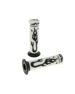 Griffe Satz Flame weiß, schwarz