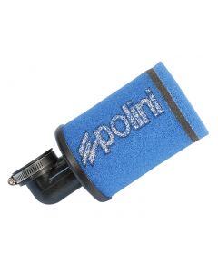 Luftfilter Polini Evolution 38mm 90° blau