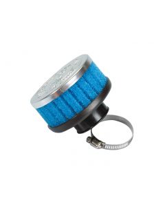 Luftfilter Polini Special Air Box Filter kurz 36mm gerade blau