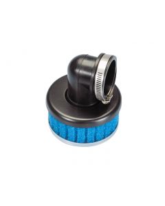 Luftfilter Polini Special Air Box Filter kurz 38mm 90° blau
