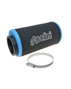 Luftfilter Polini Evolution 60mm gerade schwarz-blau