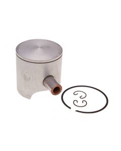 Kolben Satz Polini 70ccm 47,6mm, 12mm Kolbenbolzen (A) für Piaggio, Minarelli