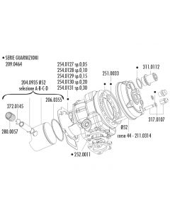 Zylinderkopf Polini Racing Big Evolution 94ccm 52mm für Piaggio LC
