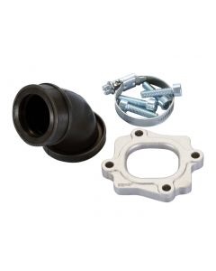 Ansaugstutzen Polini 360 28/33mm für Minarelli liegend mit 26-28mm Mikuni VM Vergaser