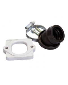 Ansaugstutzen Polini 360 24/28,5mm für Piaggio mit 19mm CP Evolution, 19mm PHBG Evolution Vergaser