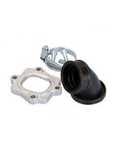 Ansaugstutzen Polini 360 30/35mm für Minarelli liegend mit 26-30mm PWK, Dellorto Vergaser