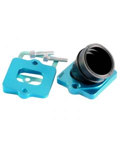 Ansaugstutzen Polini 360 30/35mm mit Spacer für Piaggio 50 2T mit 24-30mm PWK, PHBH, VHST Vergaser
