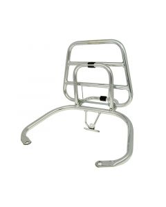 Top Case Träger / Gepäckträger klappbar Chrom für Vespa LX, LXV Touring