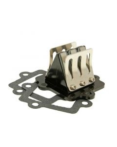Membranblock Racing 6-Klappen für Minarelli liegend, CPI, Keeway, 1E40QMB
