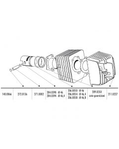Kolbenbolzen Sicherungsclip Polini 12mm für Piaggio, Vespa Ciao