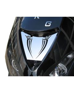 Kühlergrill ODF Tribal verspiegelt für Piaggio NRG Power