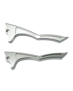 Bremshebel Set ODF TC-Line Angry Eyes Chrom für Aerox, Nitro