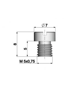 Vergaser Hauptdüse Polini 5mm für Dellorto Vergaser - 128