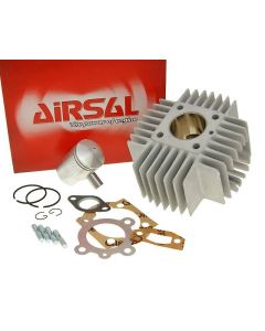 Zylinderkit Airsal T6-Racing 48,8ccm 38mm für Puch Automatik X20, X30 mit kurzen Kühlrippen