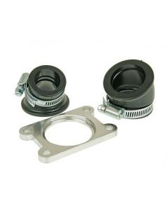 Ansaugstutzen Racing zweiteilig 24 und 32mm für Minarelli AM, Generic, KSR-Moto, Keeway, Motobi, Ride, CPI 1E40MA 1E40MB