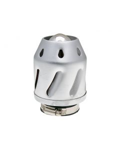 Luftfilter Grenade silber gerade 35/48mm Anschluss (inkl. Adapter)