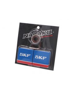 Kurbelwellenlager Satz Naraku SKF C4 Metallkäfig für Minarelli AM