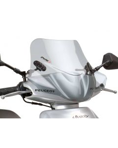 Windschild Puig City Sport smoke für Peugeot Vivacity 50, 100, 125 (00-08)