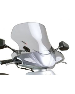 Windschild Puig City Touring smoke für Peugeot Vivacity 50, 100, 125 (00-08)