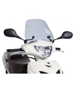 Windschild Puig Trafic smoke für Suzuki Sixteen 125, 150 (08-14)
