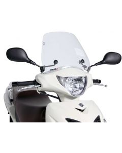 Windschild Puig Trafic transparent / klar für Suzuki Sixteen 125, 150 (08-14)