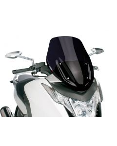 Windschild Puig V-Tech Sport schwarz für Honda Integra NC700, NC750