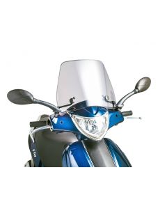 Windschild Puig Trafic smoke für Piaggio Fly 50 (05-14)