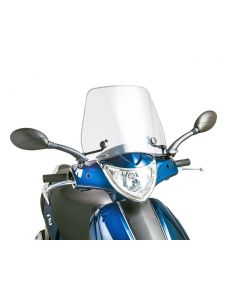 Windschild Puig Trafic transparent / klar für Piaggio Fly 50 (05-14)