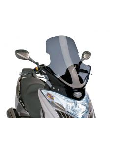 Windschild Puig V-Tech Line Touring dark smoke für Kymco Grand Dink, Yager GT 300i