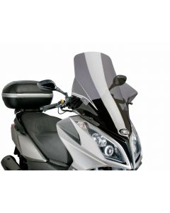 Windschild Puig V-Tech Line Touring dark smoke für Kymco Downtown 125i, 300i ABS 09-14