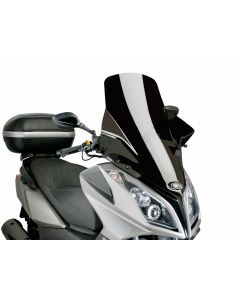 Windschild Puig V-Tech Line Touring schwarz für Kymco Downtown 125i, 300i ABS 09-14