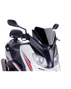 Windschild Puig V-Tech Sport schwarz für Yamaha X-Max 125 YP125R 10-14