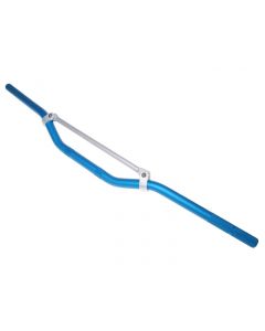 Lenker Motocross Aluminium mit Strebe blau 22mm - 810mm