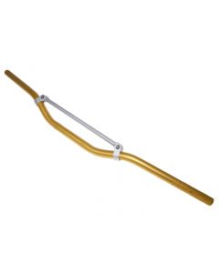 Lenker Motocross Aluminium mit Strebe gold 22mm - 810mm