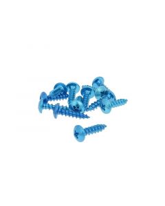 Schraubensatz 12 Stück Verkleidung blau - 5x20