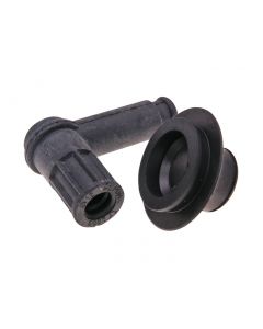 Zündkerzenstecker Polini schwarz d=12mm für Piaggio, Vespa 50, 125ccm