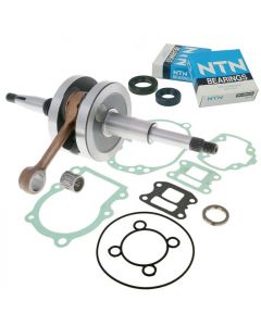 Kurbelwelle + Lager + Motordichtsatz für Peugeot stehend E1 LC -2003