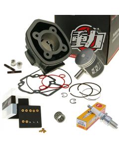Zylinder Kit 70ccm NARAKU Piaggio Motor LC ab `98 (5-eckig) NRG Runner SR 50 LC `05