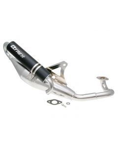 Auspuff Tecnigas Q-Tre Chrom für Peugeot liegend