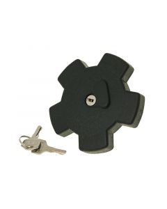 Tankdeckel mit Schloss für Zündapp, Kreidler (38mm Einfüllstutzen)