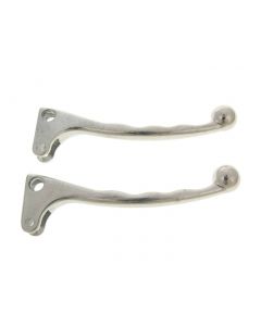 Hebelset links und rechts Aluminium silber für Puch Maxi