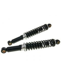 Stoßdämpfer Satz 320mm verstellbar schwarz für Puch