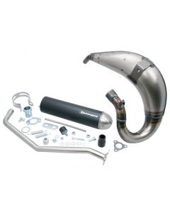 Auspuff Tecnigas E-NOX Steel für Derbi Senda (00-), Aprilia RX/SX, Gilera RCR/SMT