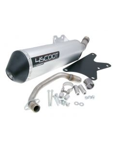 Auspuff Tecnigas 4SCOOT für Piaggio Leader Motor 125-200ccm