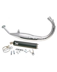 Auspuff Tecnigas XS Chrom für Yamaha DT 03-10, Malaguti XSM, XTM 03-10