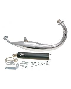 Auspuff Tecnigas XS Chrom für Derbi, Aprilia, Gilera